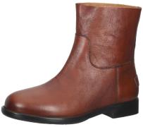 SHABBIES Amsterdam Damen Echtleder Schlupf-Stiefelette rustikale Herbs...