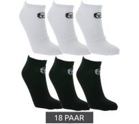 18 Paar Sergio Tacchini Sneaker-Socken modische Baumwoll-Socken 230000...