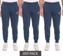 3er Sparpack PUMA ESS Logo Herren Jogginghose stylische Sweat-Hose mit...