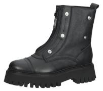 BRONX Damen Echtleder-Stiefel mit gepolstertem Wechselfußbett und abne...