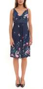 melrose Sommer-Kleid geblümtes Damen Midi-Kleid mit tiefem V-Ausschnit...