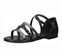 GEOX Damen Echtleder-Schuhe im Gladiator-Stil Sommer-Schuhe mit Nieten...