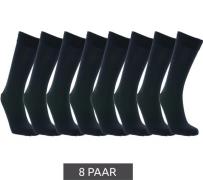 8 Paar GÖTZBURG Herren schlichte Baumwoll-Socken OEKO-TEX Standard 100...