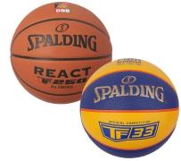 SPALDING Basketball Größe 6 Sport-Ausrüstung TF33 oder React TF 250 Br...