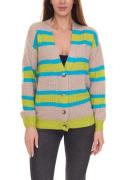 Aniston CASUAL Damen Strick-Jacke Cardigan mit Knopf-Verschluss 855953...