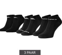 3 Paar Kappa Sportsocken Sneaker-Socken Baumwoll-Strümpfe mit Logo 371...