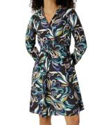 Aniston SELECTED Damen Mini-Kleid Blusen-Kleid mit Allover-Print Langa...