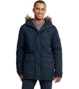 SOLID Herren Baumwoll-Parka mit abnehmbarem Kunstfell Freizeit-Jacke R...