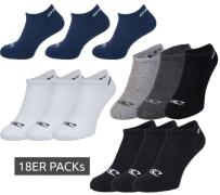 18 Paar O´Neill Sneaker-Socken Damen, Herren & Kinder weiß, schwarz, b...