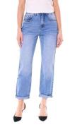 KangaROOS Regular Fit Damen High-Waist Ankle-Jeans im 5-Pocket-Style 3...