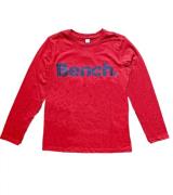 Bench. Kinder Baumwoll-Pullover mit großem Marken Schriftzug Langarm-S...