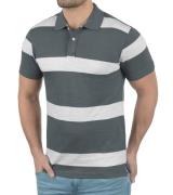 BLEND Fritz Herren Polo-Shirt nachhaltiges Baumwoll-Hemd in Streifen-O...