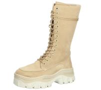 BRONX Jaxstar High Damen Echtleder-Stiefel mit abnehmbarer Reißverschl...