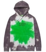 HUF High Dye Tiedye Herren Kapuzen-Hoodie Baumwoll-Pullover mit Logo-P...