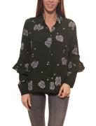 minimum Herbst-Bluse geblümte Damen Kent Kragen-Bluse mit durchgehende...