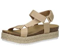 STEVE MADDEN Kodiak Damen Sandalette Plateau-Sandale mit Leder-Fußbett...