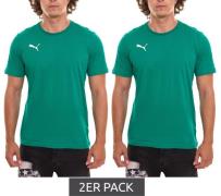 2er Pack PUMA TeamGoal 23 Casual Herren T-Shirt mit Logo-Stickerei Bau...