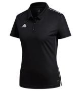 adidas Core 18 Damen Polo-Shirt Kurzarm-Shirt mit AEROREADY-Technologi...