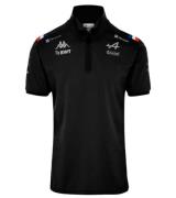 Kappa X ALPINE Formel 1 F1 Herren Polo-Shirt Baumwoll-Oberteil mit HYD...