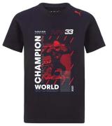 PUMA x Red Bull Racing F1 Max Verstappen Weltmeister Herren T-Shirt mi...