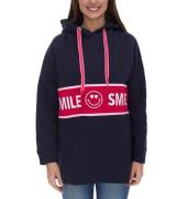 ZWILLINGSHERZ Alea Hoodie Damen Kapuzen-Pullover mit umlaufendem SMILE...