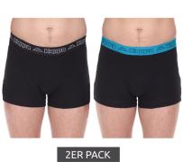 2er Pack Kappa Herren Boxershorts mit Marken Schriftzug und Logo Unter...