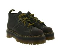 Dr. Martens Church Quad Crazy Horse Damen Echtleder-Schuhe mit farblic...