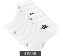 3 Paar Kappa Sportsocken Sneaker-Socken Baumwoll-Strümpfe mit Logo 371...