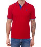 U.S. POLO ASSN. Herren Polo-Shirt Basic-Shirt Baumwoll-Shirt Kurzarm-S...