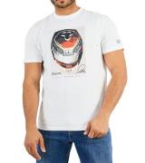 Mercedes-Benz AMG Petronas F1 MPAM FW Lewis Helmet Herren T-Shirt mit ...