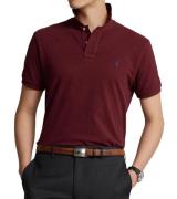 POLO RALPH LAUREN Herren Polo-Shirt Custom Slim Fit Baumwoll-Shirt Kur...