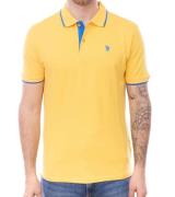 U.S. POLO ASSN. Herren Polo-Shirt Basic-Shirt Baumwoll-Shirt Kurzarm-S...