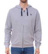 U.S. POLO ASSN. Herren Sweat-Jacke mit Kapuze Baumwoll-Jacke Pullover ...