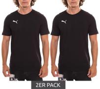 2er Sparpack PUMA TeamGoal 23 Casual Herren T-Shirt mit Logo-Stickerei...