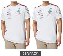 2er Pack Mercedes-Benz AMG Petronas F1 2023 Team-Shirt Herren T-Shirt ...