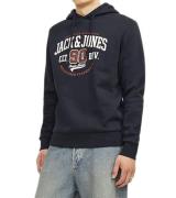 JACK & JONES Herren Kapuzen-Pullover Baumwoll-Pullover mit farblichen ...