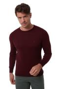 JIMMY SANDERS Strick-Pullover leichter Herren Rundhals-Pulli Slim Fit ...