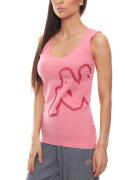 Kappa Top Shirt modisches Damen Tanktop Rosa