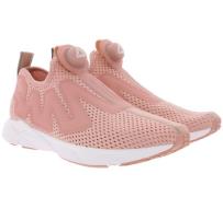 Reebok Sneaker coole Damen Schuhe Pump Supreme Tape Rosa/Weiß