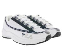 FILA 90s Turn-Schuhe schlichte Retro-Sneaker DSTR97 L Weiß/Navy