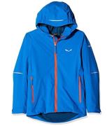 SALEWA Puez Funktions-Jacke winddichte Kinder Outdoor-Jacke mit Kapuze...