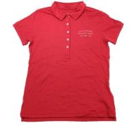 NAPAPIJRI Ejisa T-Shirt modisches Polo-Shirt für Damen Rot