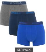 6er Pack O´NEILL Unterhose weiche Herren Boxershorts mit Baumwolle und...