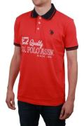 U.S. POLO ASSN. Polo-Hemd modisches Herren Jersey Polo-Shirt mit Front...