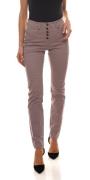 Cheer Hose lässige Damen Color-Jeans mit Ziersteppung Mauve