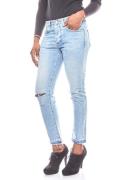 LTB Denim-Hose moderne Damen 5-Pocket-Jeans im Used-Look Kurzgröße Gro...