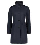 GIL BRET Trench-Coat klassische Damen Herbst-Jacke mit Stehkragen Blau