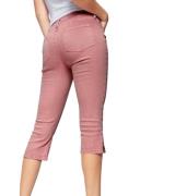 Cheer Capri-Hose kurze Damen Freizeit-Jeans in trendiger Waschung Rosa