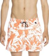 HOM Swimwear Bade-Shorts knallige Herren Hawaii Schwimm-Hose Orange