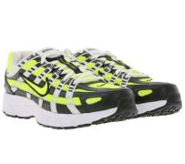 NIKE P-6000 Lauf-Schuhe atmungsaktive Sport-Schuhe Schwarz/Gelb/Silber